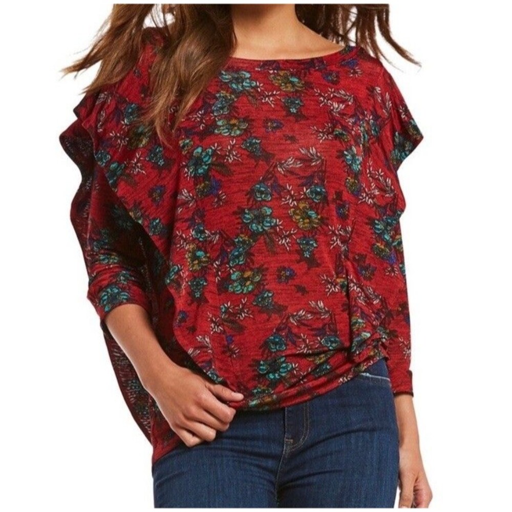 NWT Free People Dock Street Top Blouse Size M Boho Romantic Cottagecore